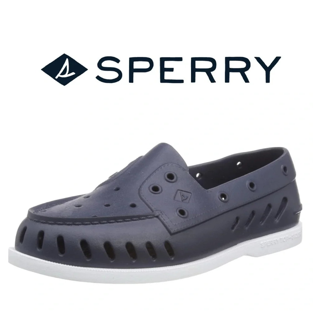Sperry Men's Navy Blue Authentic Original Float Boat Shoe Size 9 New Collegiate